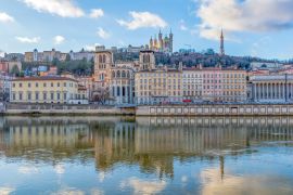 Lais Puzzle - Kathedrale Saint Jean und Basilika Notre-Dame de Fourviere, Wahrzeichen von Lyon, Rhône, Frankreich - 2.000 Teile