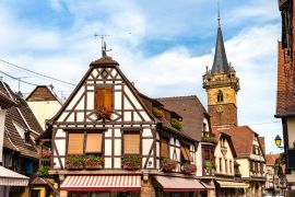 Lais Puzzle - Traditionelle Fachwerkhäuser in Obernai - Bas-Rhin, Frankreich - 2.000 Teile