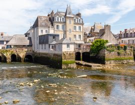 Lais Puzzle - der Pont Rohan in Landerneau, Bretagne - 40, 100, 200, 500, 1.000 & 2.000 Teile