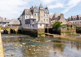 Lais Puzzle - der Pont Rohan in Landerneau, Bretagne - 1.000 Teile