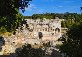 Lais Puzzle - Archäologische Ruinen der antiken römischen Bäder in Cimiez, Nizza, Südfrankreich - 1.000 Teile