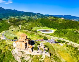 Lais Puzzle - Jvari-Kloster in Mtskheta, Georgien - 40, 100, 200, 500, 1.000 & 2.000 Teile