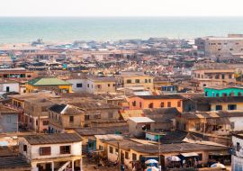 Lais Puzzle - Ghana Dorf Luftaufnahme Westafrika - 1.000 Teile