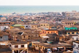 Lais Puzzle - Ghana Dorf Luftaufnahme Westafrika - 2.000 Teile