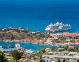 Lais Puzzle - Blick auf St. George City vom Fort Frederick's, Grenada - 40, 100, 200, 500, 1.000 & 2.000 Teile