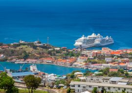 Lais Puzzle - Blick auf St. George City vom Fort Frederick's, Grenada - 1.000 Teile
