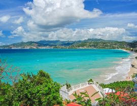 Lais Puzzle - Blick auf die Grand Anse Bucht mit tropischem Strand auf der Insel Grenada, Karibikregion der Kleinen Antillen - 40, 100, 200, 500, 1.000 & 2.000 Teile