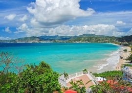 Lais Puzzle - Blick auf die Grand Anse Bucht mit tropischem Strand auf der Insel Grenada, Karibikregion der Kleinen Antillen - 1.000 Teile