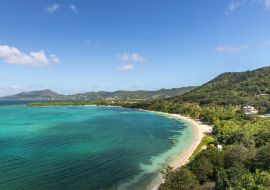 Lais Puzzle - Paradiesische Aussicht auf den Strand von Carriacou, Grenada - 1.000 Teile