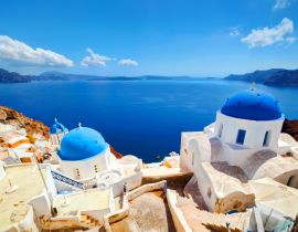Lais Puzzle - Die Stadt Oia auf der Insel Santorin, Griechenland. Ägäisches Meer - 40, 100, 200, 500, 1.000 & 2.000 Teile