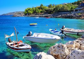 Lais Puzzle - Yachten in der Bucht der Insel Zakynthos. Griechenland - 1.000 Teile