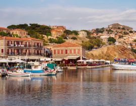 Lais Puzzle - Molyvos - Fischerdorf auf der Insel Lesbos, Griechenland - 40, 100, 200, 500, 1.000 & 2.000 Teile