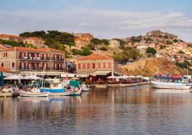 Lais Puzzle - Molyvos - Fischerdorf auf der Insel Lesbos, Griechenland - 1.000 Teile