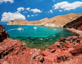 Lais Puzzle - Roter Strand. Santorin, Kykladeninseln, Griechenland. Schöne Sommerlandschaft mit einem der berühmtesten Strände der Welt - 40, 100, 200, 500, 1.000 & 2.000 Teile