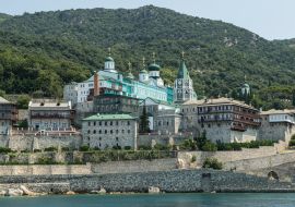 Lais Puzzle - Kloster St. Pantaleon auf dem Berg Athos, Chalkidiki, Griechenland - 1.000 Teile