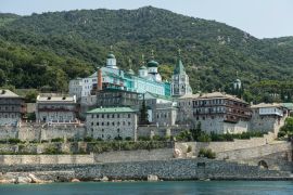 Lais Puzzle - Kloster St. Pantaleon auf dem Berg Athos, Chalkidiki, Griechenland - 2.000 Teile