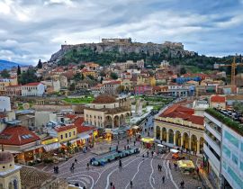 Lais Puzzle - Blick auf die Akropolis und das Viertel Monastiraki in Athen von oben - 40, 100, 200, 500, 1.000 & 2.000 Teile