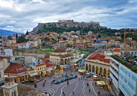 Lais Puzzle - Blick auf die Akropolis und das Viertel Monastiraki in Athen von oben - 1.000 Teile