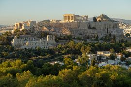 Lais Puzzle - Akropolis von Athen in der Abenddämmerung, Griechenland - 2.000 Teile