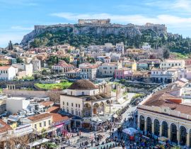 Lais Puzzle - Panoramablick auf die Akropolis von Athen. Griechenland - 40, 100, 200, 500, 1.000 & 2.000 Teile
