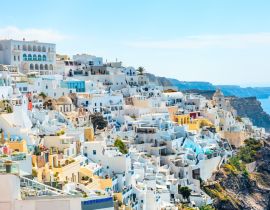 Lais Puzzle - Panoramablick auf die Stadt Fira in Santorini, Griechenland - 40, 100, 200, 500, 1.000 & 2.000 Teile