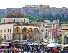 Lais Puzzle - Blick auf Monastiraki mit dem Parthenon im Hintergrund - 40, 100, 200, 500, 1.000 & 2.000 Teile