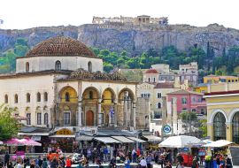 Lais Puzzle - Blick auf Monastiraki mit dem Parthenon im Hintergrund - 1.000 Teile