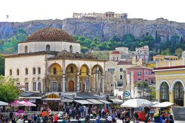 Lais Puzzle - Blick auf Monastiraki mit dem Parthenon im Hintergrund - 2.000 Teile