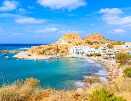 Lais Puzzle - Blick auf den schönen Strand und Hafen von Finiki, Insel Karpathos, Griechenland - 40, 100, 200, 500, 1.000 & 2.000 Teile