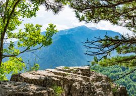 Lais Puzzle - Der perfekte Blick auf die Gipfel des Olymps vom Aussichtspunkt aus. Griechenland - 1.000 Teile