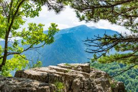 Lais Puzzle - Der perfekte Blick auf die Gipfel des Olymps vom Aussichtspunkt aus. Griechenland - 2.000 Teile