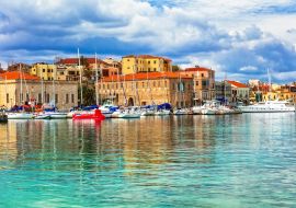 Lais Puzzle - Reisen in Griechenland - schöne Hafenmole der Altstadt von Chania auf der Insel Kreta - 1.000 Teile