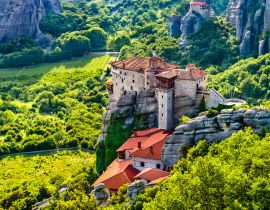 Lais Puzzle - Kloster von Roussanou in Meteora in Griechenland - 40, 100, 200, 500, 1.000 & 2.000 Teile