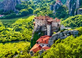 Lais Puzzle - Kloster von Roussanou in Meteora in Griechenland - 1.000 Teile