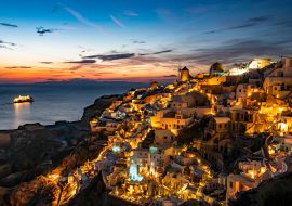 Lais Puzzle - Nächtliche Lichter in Oia (Santorin) - 1.000 Teile