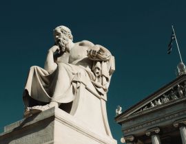 Lais Puzzle - Statue des antiken griechischen Philosophen Sokrates in Athen, Griechenland - 40, 100, 200, 500, 1.000 & 2.000 Teile