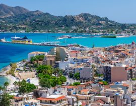 Lais Puzzle - Malerische Panoramalandschaft von Zakynthos-Stadt. Die Insel Zakynthos im Ionischen Meer liegt im Westen von Griechenland - 40, 100, 200, 500, 1.000 & 2.000 Teile