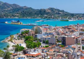 Lais Puzzle - Malerische Panoramalandschaft von Zakynthos-Stadt. Die Insel Zakynthos im Ionischen Meer liegt im Westen von Griechenland - 1.000 Teile