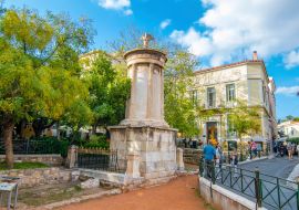 Lais Puzzle - Blick auf das Choragische Monument des Lysikrates in Athen - 1.000 Teile