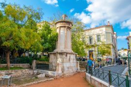 Lais Puzzle - Blick auf das Choragische Monument des Lysikrates in Athen - 2.000 Teile