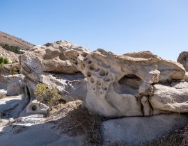 Lais Puzzle - Granitgraue Felsen, geformt durch das Meersalz und den Wind im Hintergrund. Kolymbithres Paros Insel Griechenland - 40, 100, 200, 500, 1.000 & 2.000 Teile