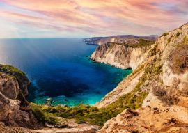Lais Puzzle - Zakynthos in Griechenland, Keri-Felsen und Ionisches Meer bei Sonnenuntergang - 100, 200, 500, 1.000 & 2.000 Teile