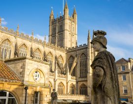 Lais Puzzle - Römische Bäder und Abtei in der Stadt Bath Spa, England - 40, 100, 200, 500, 1.000 & 2.000 Teile