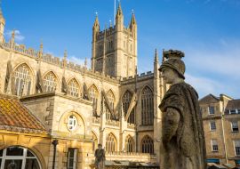 Lais Puzzle - Römische Bäder und Abtei in der Stadt Bath Spa, England - 1.000 Teile