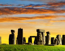 Lais Puzzle - Historisches Monument Stonehenge im Sonnenuntergang, England, UK - 40, 100, 200, 500, 1.000 & 2.000 Teile
