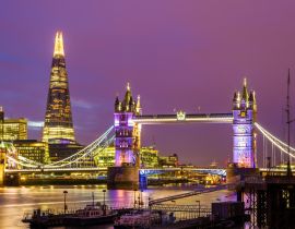 Lais Puzzle - Blick auf die Tower Bridge am Abend - London - 40, 100, 200, 500, 1.000 & 2.000 Teile