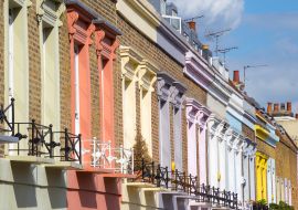 Lais Puzzle - Traditionelle bunte Häuser im Stadtteil Camden Town - London, Vereinigtes Königreich - 1.000 Teile