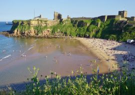 Lais Puzzle - Strand und Prioratsruinen in Tynemouth, England - 1.000 Teile