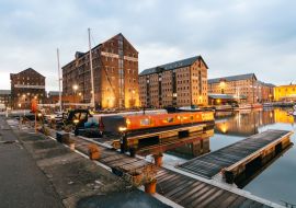 Lais Puzzle - Gloucester Docks in der Abenddämmerung - 1.000 Teile
