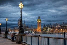 Lais Puzzle - Big Ben und die Themse in London an einem Nachmittag im Winter - 2.000 Teile